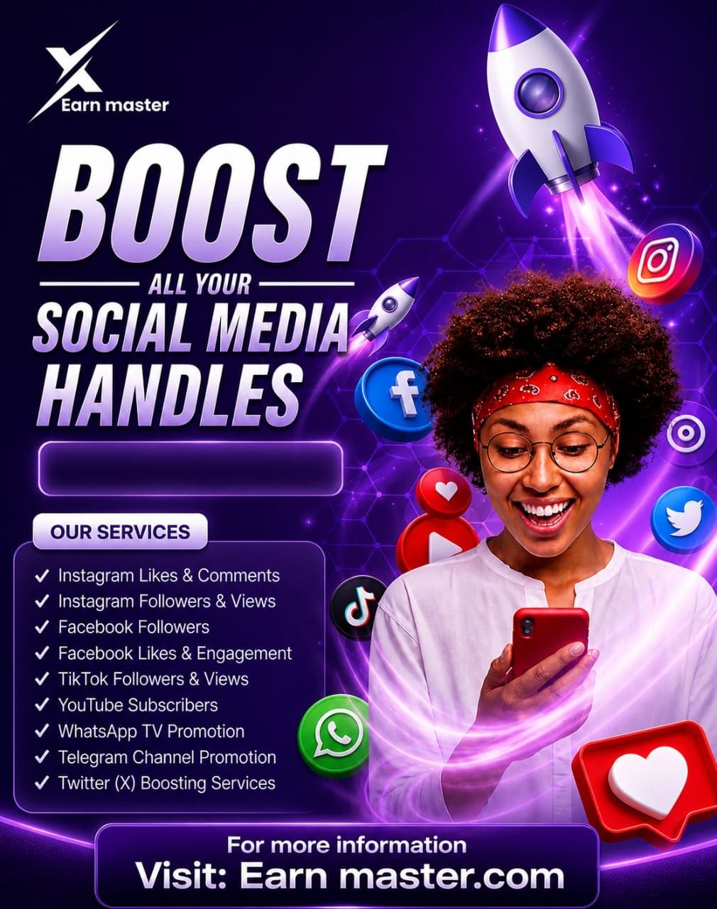 Boost all your social media handles